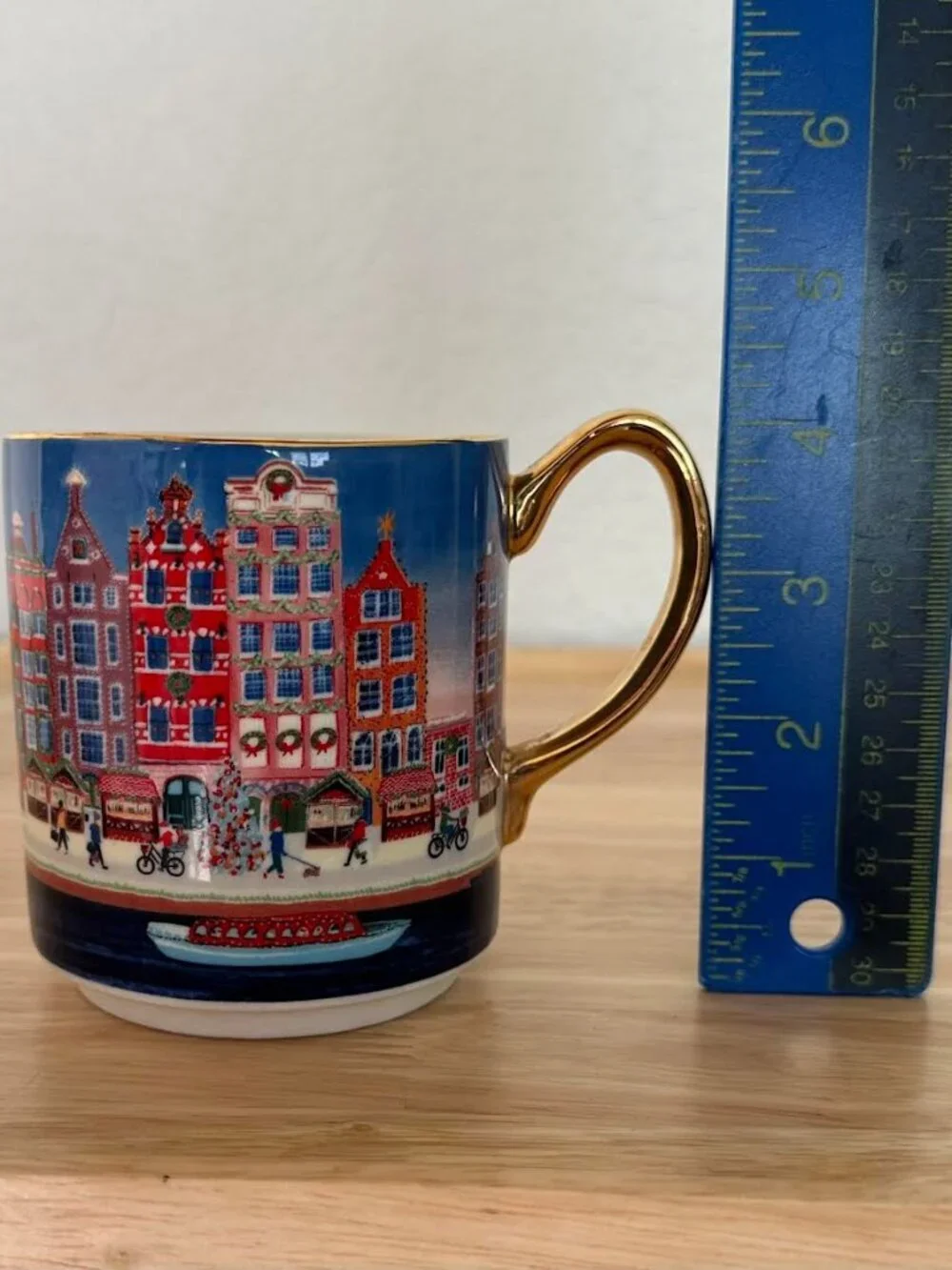 Anthropologie Holiday in The City Amsterdam Mug Merry & Bright - Picture 5 of 12